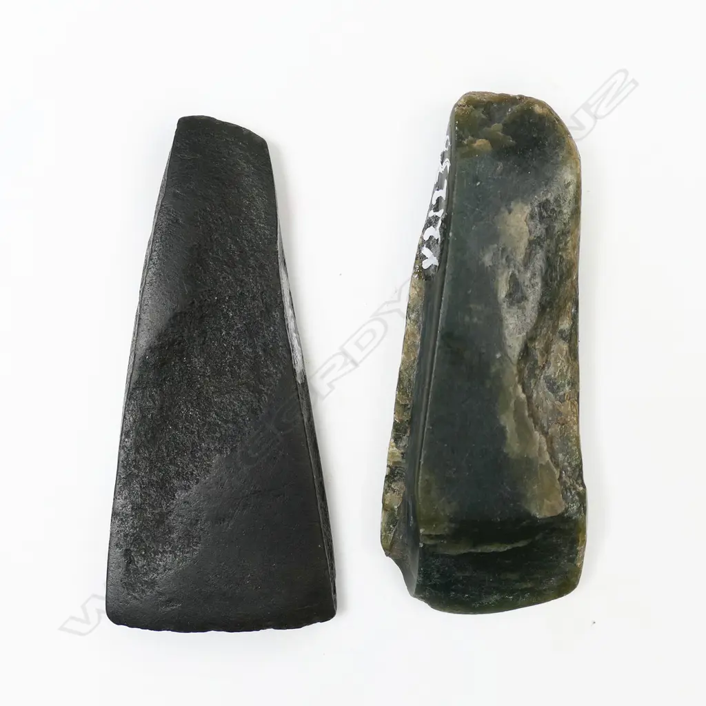 Two small Māori pre-European small toki, Image 1++
